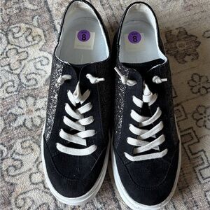 Dolce Vita Black Glitter Shoes